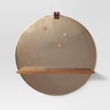 Gold Round Magnetic Wall Shelf